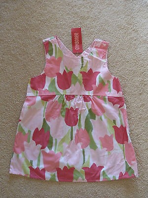   Girls Sleeveless GYMBOREE Tulip Garden Swing Top Size 12 