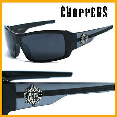 New Choppers Bikers Mens Sunglasses   Gun Metal C37