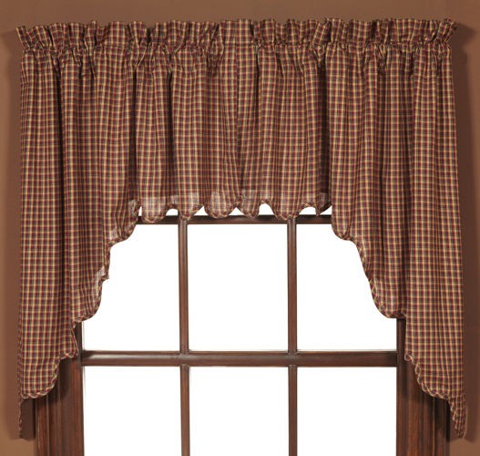 primitive swag curtains in Curtains, Drapes & Valances