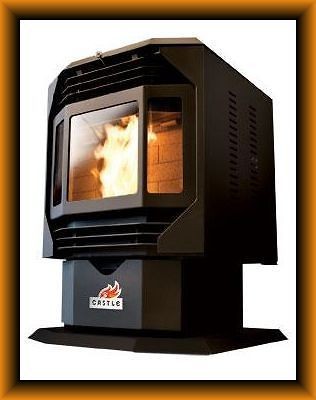 Ardisam Castle Stove HPS09 Bay Window Pellet Stove STORE DISPLAY FREE 