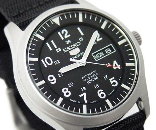   Mens Automatic Military SNZG15 SNZG15J1 Warranty,Box, RRP£200