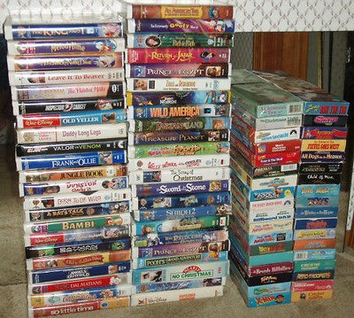 Videos Cartoo ns VHS Tapes 19 Walt Disney Classic Animation Movies on ...