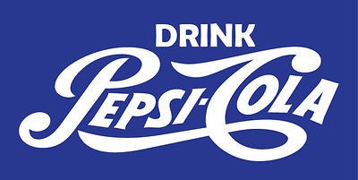 Drink PEPSI COLA vinyl sticker decal soda machine collectibles vintage
