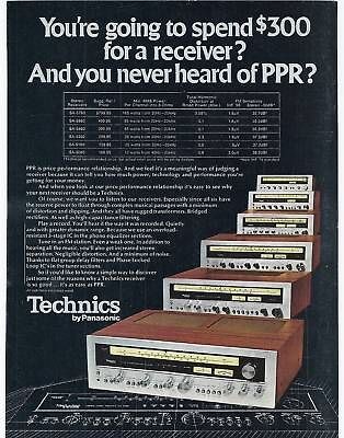 1975 Panasonic Technics SA 5760 Receiver Ad