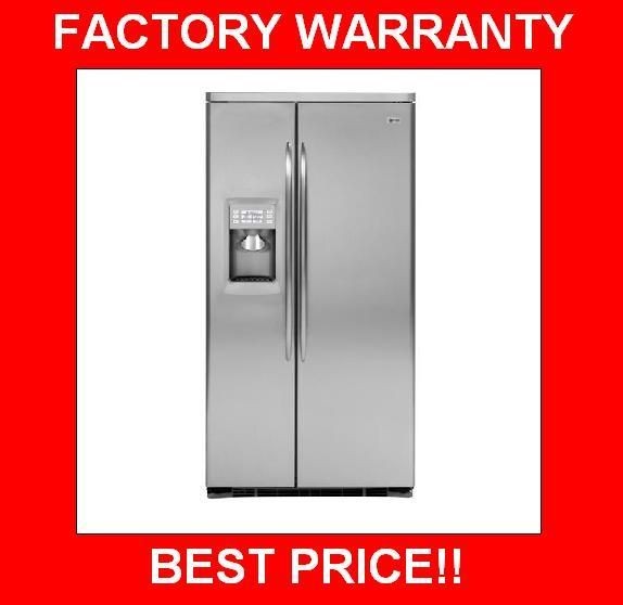 GE Profile 23 Cu Stainless Wrap Side by Side Refrigerator PSDW3YGXSS 