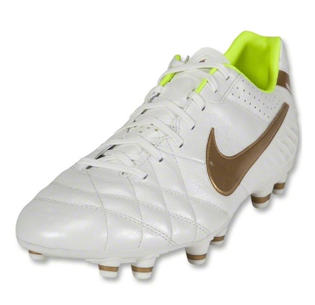 Nike Tiempo Mystic IV FG Metallic Summit Wht/Volt/Met Gold 454309 177