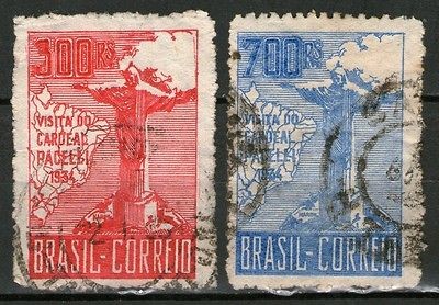 BRAZIL (#3915) MAPS, Sc.392/3, very fine used.