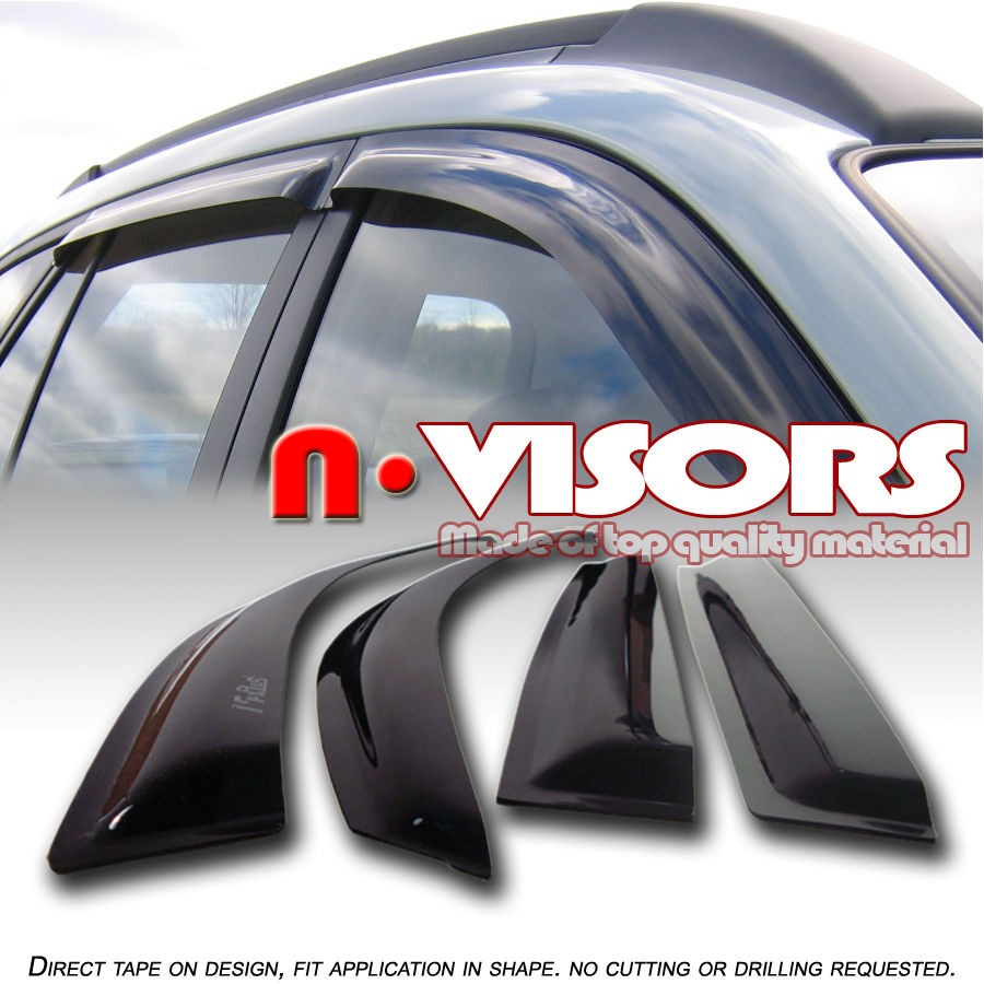 Window Visors Rain/Sun Guard Vent Shade Jeep Grand Cherokee 05 06 07 