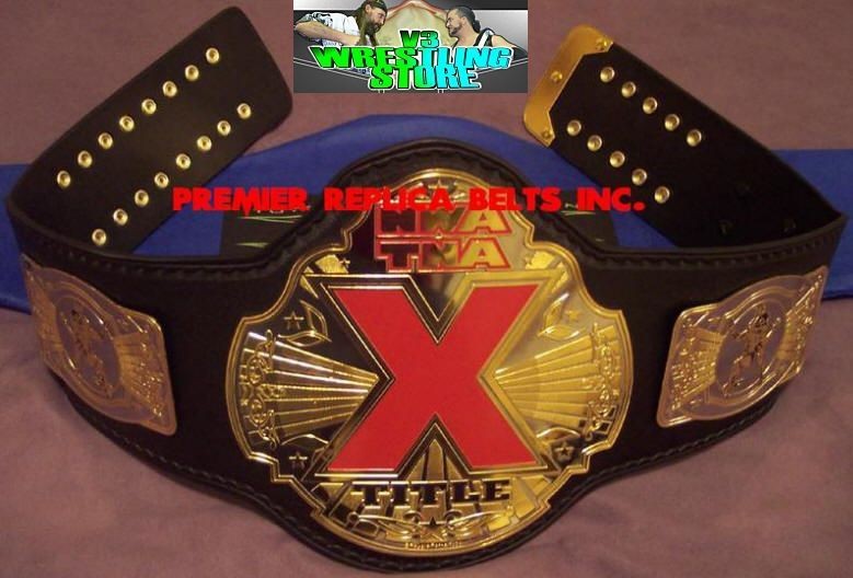 NWA TNA X DIVISION CHAMPIONSHIP WRESTLING BELT
