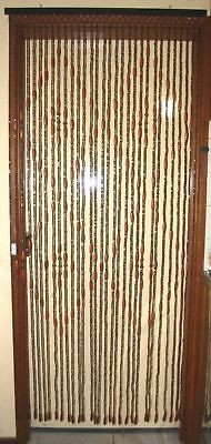 BEAUTIFUL WOODEN BEADS BEADED DOOR CURTAIN (4 DIAMONDS)