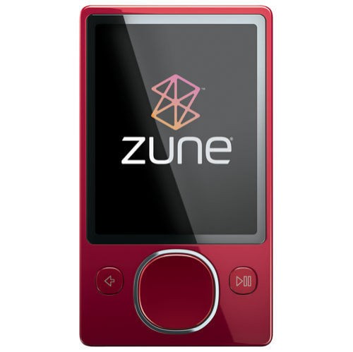 Zune 120 GB Video  Player (Red) Brand New