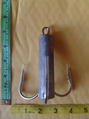 ALLIGATOR HOOK PIER GAFF Weighted Treble Snagging Hook 16 OZ HEAVY 