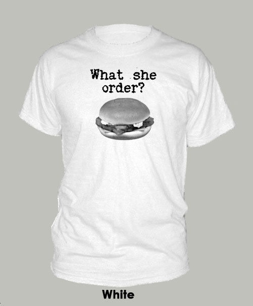 WHAT SHE ORDER? FISH FILLET ~ T SHIRT west filet kanye rap ALL SIZES 