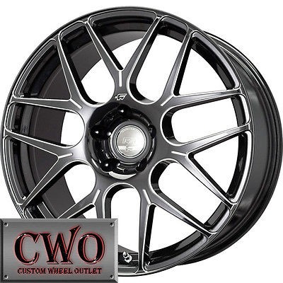 15 Black Falken RT 7M Wheels Rims 4x100/4x114.3 4 Lug Civic Integra 