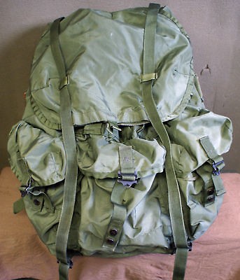 USGI ALICE FIELD PACK LARGE MILITARY COMPLETE GOOD BUG OUT BAG 