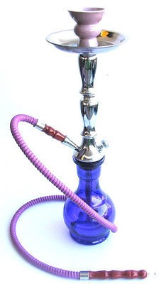 18 PURPLE HOOKAH Hooka Hukka Shisha Nargila Narghile Pipe+ 49 Hose 