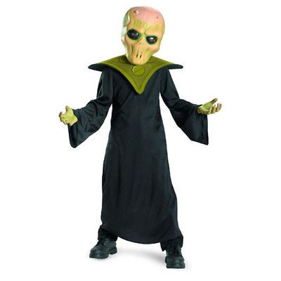   Deluxe Costume Alien Movie Child Medium 7 8 Paul School Play Event