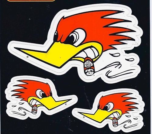 Mr Horsepower Racing Decals Sticker sheet of 3 New