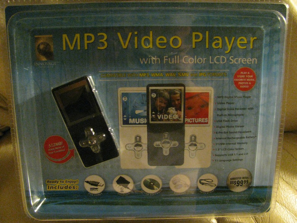 NIB Innovage (512 MB) Digital Media Player W/ FREE GIFT