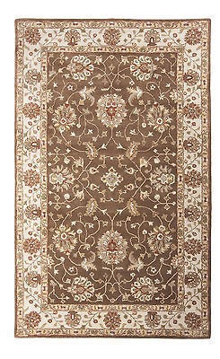   Beige Handmade Thick Wool Large Area Rug Rugs 8 X 10 Carpet Discount