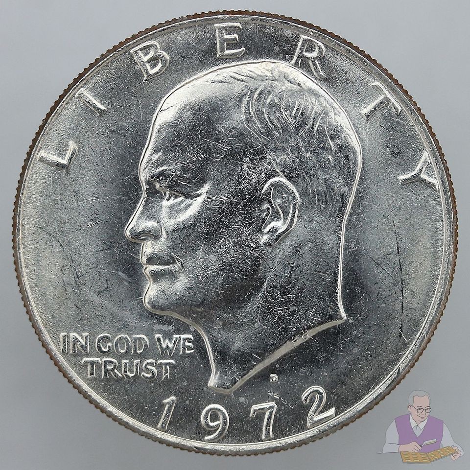 1972 d eisenhower dollar in Eisenhower (1971 78)