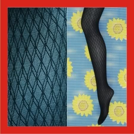 New Women Argyle Black Stocking Tights Pantyhose f315