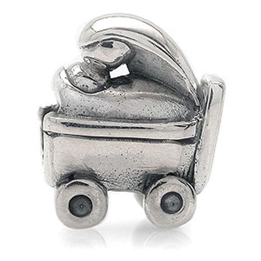 ARGENTO Authentic MIAN Baby Newborn Boy Girl Pram Bead 925 S Silver 50 