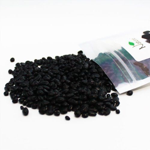 Nature Aquarium Polished Glass Gravel   Black Glass Gravel 8 oz. Small