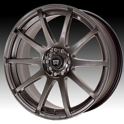 18 inch motegi mr2748 matte black wheel rim 5x4.5 galant lancer 