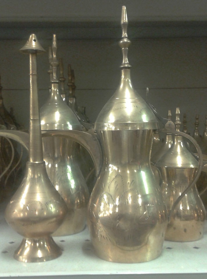 Arab coffee pot dallah Coffee and marash for rose water