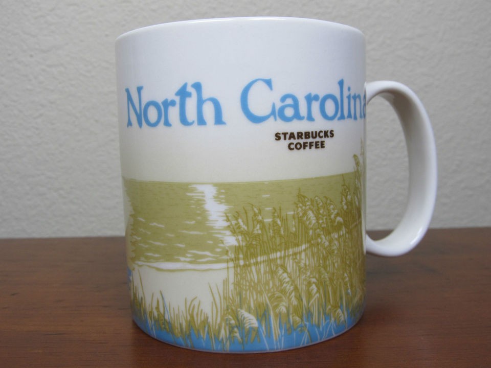 NWT 2011 Starbucks North Carolina 16 oz Global Icon Series Coffee Tea 