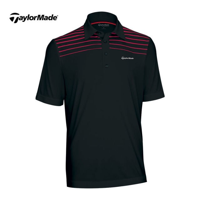   TaylorMade LTD Engineered Stripe Golf Polo Shirt (by Ashworth) Z11128