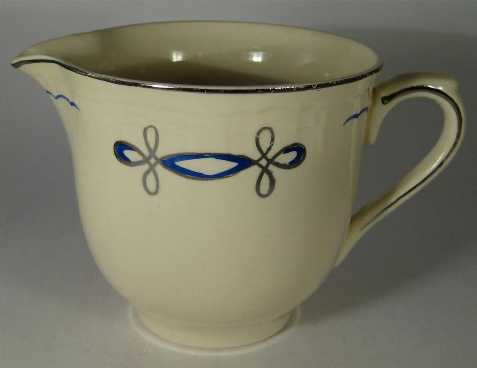 Alfred Meakin Art Deco Maquis Shape Marigold Milk Jug 1937+