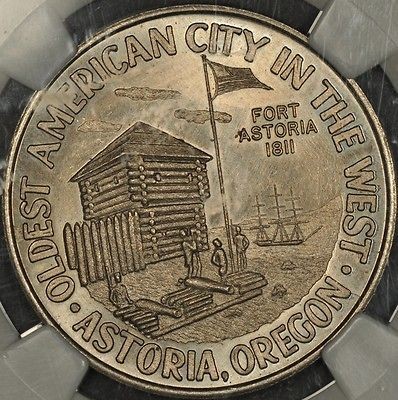 1961 OR, Astoria Sesquicentenni​al Token NGC MS64