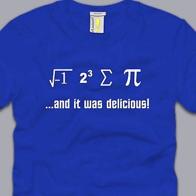 ATE SUM PI T SHIRT MATH funny cool nerdy geeky science calculus 