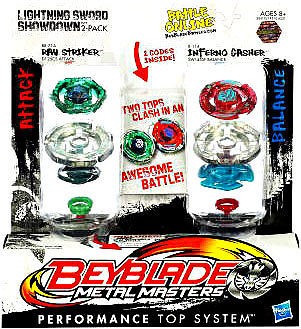 New BEYBLADE METAL FUSION Ray Striker Inferno Gasher