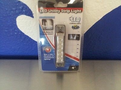 LED Waterproof Utility Strip Light Boat RV Car White 12 Volt