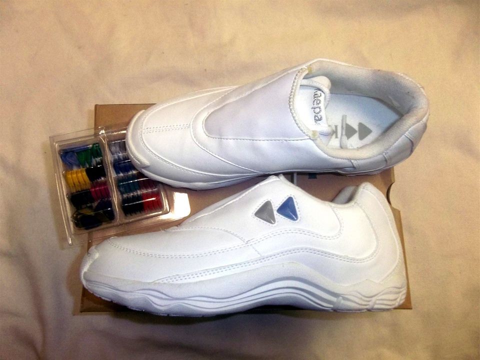 Kaepa Extreme Grip Womens Cheerleading Shoes NIB White Various Sizes