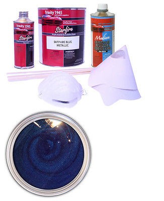 Newly listed Sapphire Blue Metallic Acrylic Enamel Auto Paint Kit