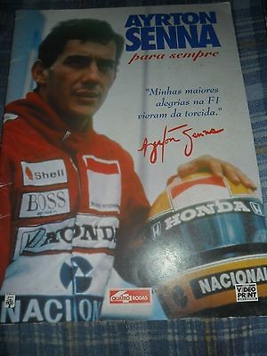 AYRTON SENNA PARA SEMPRE BRAZIL MAGAZINE SPECIAL 20 PAG FULL COLLOR