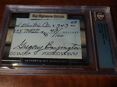 PAPPY BOYINGTON     AMERICAN FIGHTER PILOT     SIGNED 2008 RAZOR CUT 