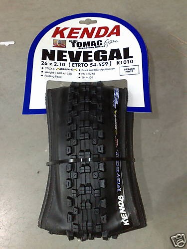 Kenda Nevegal John Tomac MTB Tyre 26x 2.35 or 2.10 on PopScreen