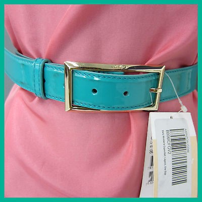 Bally Womens Lagoon Cupra Belt , 34, Nwd Rtl $270 Jmto