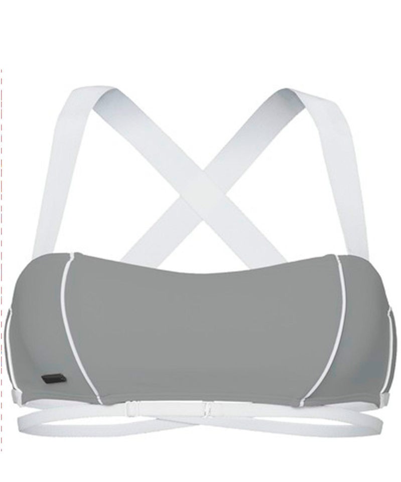 Adidas Womens SLVR Bandeau Bikini Top/X43029/XS/​S