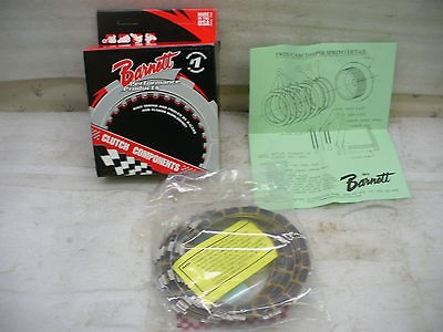 Harley 98 02 FLTR Barnett carbon fiber friction clutch plate kit.