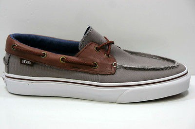 VANS ZAPATO DEL BARCO T&L CLOUDBURST BRUNETTE GREY NAVY SZ 8 11 VANS 