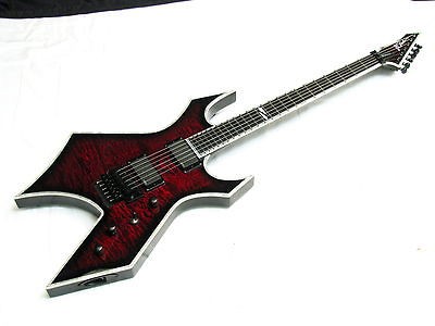 BC RICH NJ Deluxe Warlock electric GUITAR   EMG Pups NEW Cherry Burst 