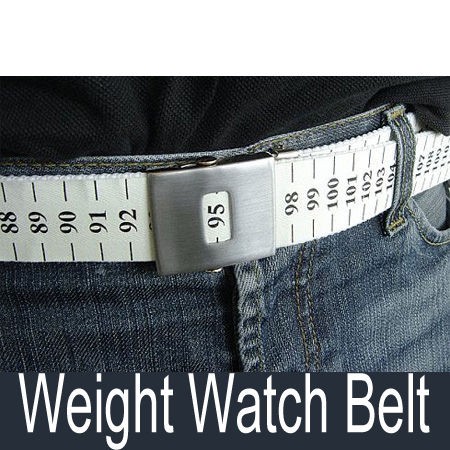 Creative Weight Watch Belt Slimming Measuring Waist Circumference Belt 