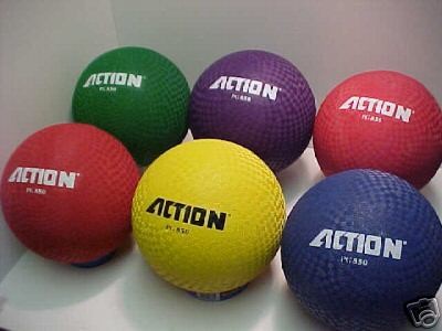 12 pack PLAYGROUND BALLS 8.5inch Dodgeball,Handball,ROUGH TOUGH RUBBER 