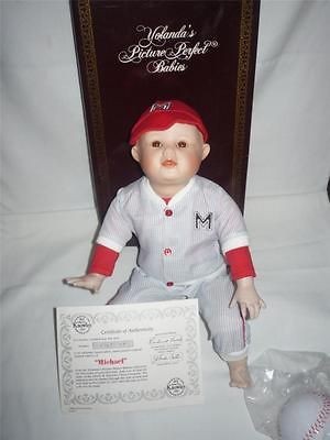 Yolanda Bello~ Edwin M Knowles Michael Doll Picture Perfect Babies 